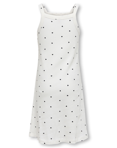 Kids Only - KOGBella Life Strap Kjole - Cloud Dancer